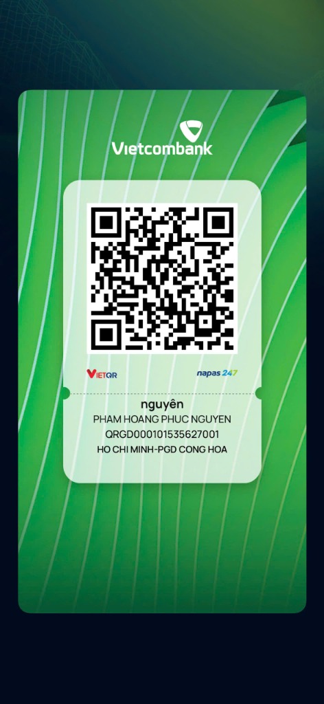 Vietcombank QR Code - Donate